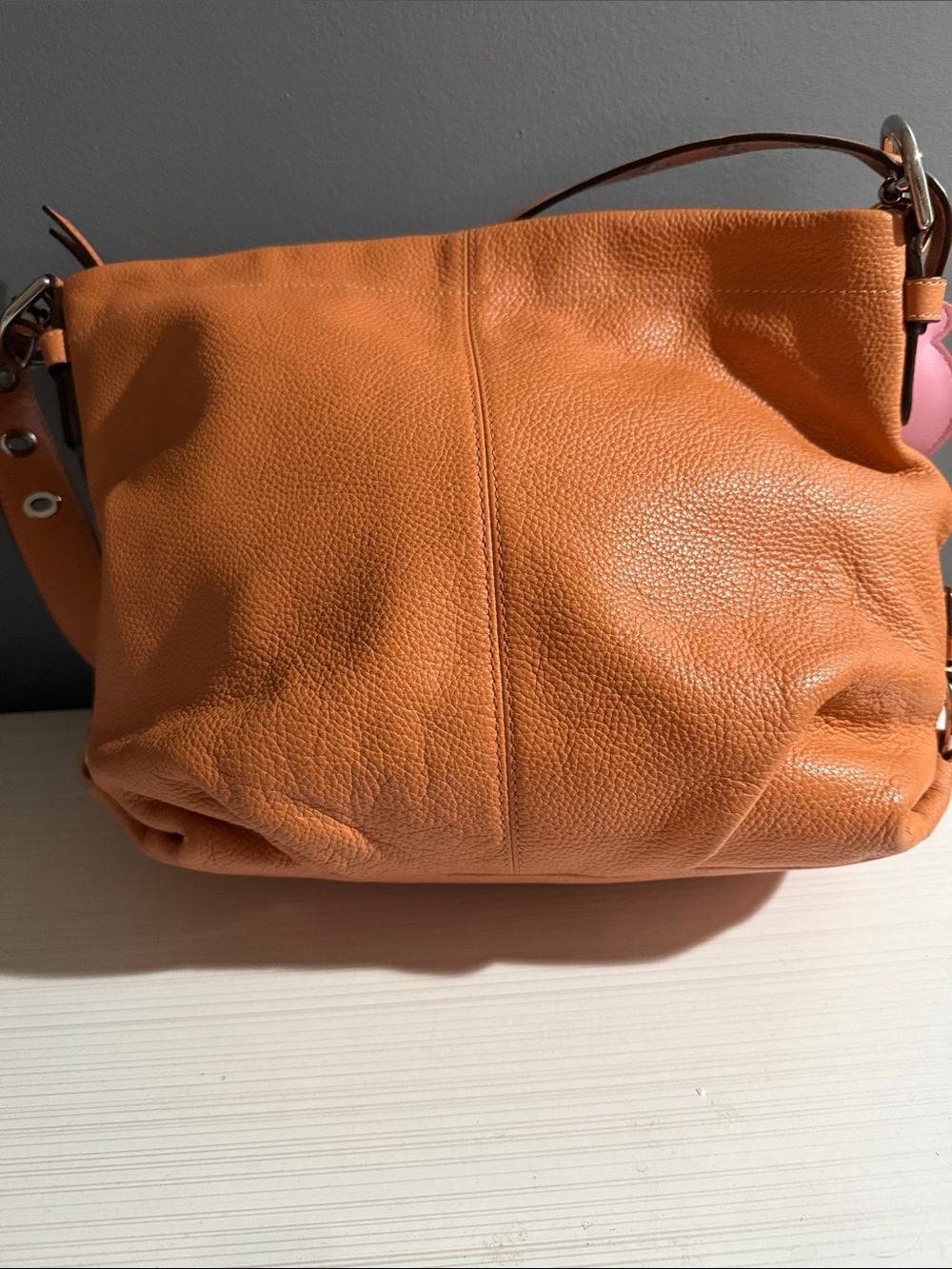 Coach Pebbled Leather Hobo Bag $358 - Picture 5 of 10